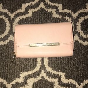 Baby pink wallet